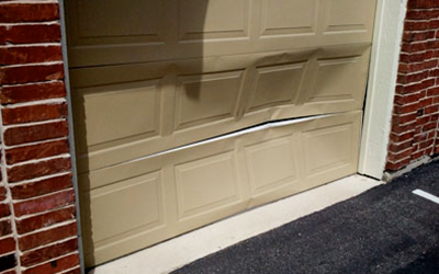 garage door panel repair in Tacoma